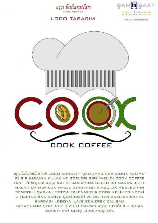   aşçı baharatları logo tasarım önerisi