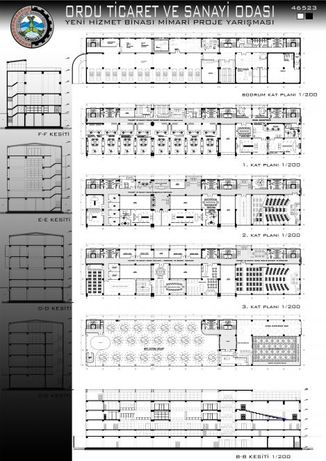  Ordu Ticaret ve Sanayi Odası Yeni Hizmet Binası Mimari Proje Yarışması